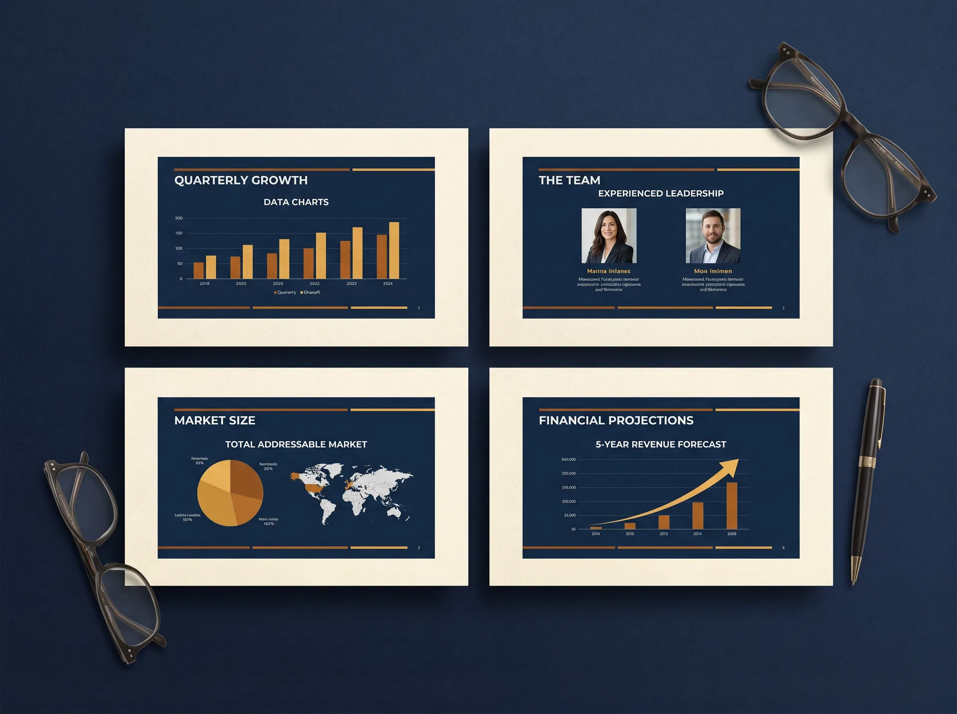 Fintech investor deck sample